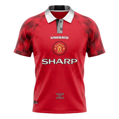 Manchester United Hemmatröja 1996/97 Retro Tröja
 Röd