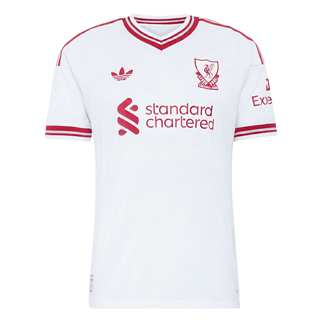Liverpool Tröja SZOBOSZLAI #8 2026/27 Borta Autentisk Vit