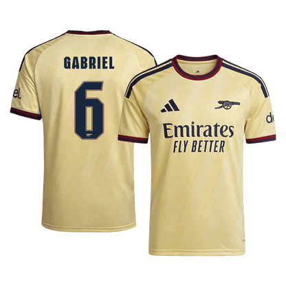 Arsenal Tröja GABRIEL #6 2026/27 Tredje Autentisk Gul - UCL