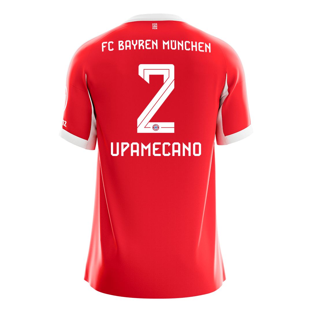 UPAMECANO #2 Bayern Munich Tröja 2025/26 Hemma Premium Röd-10