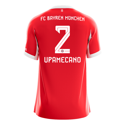 UPAMECANO #2 Bayern Munich Tröja 2025/26 Hemma Premium Röd-10