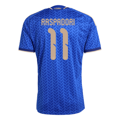RASPADORI #11 Italien Tröja 2026 Hemma Premium Blå-8