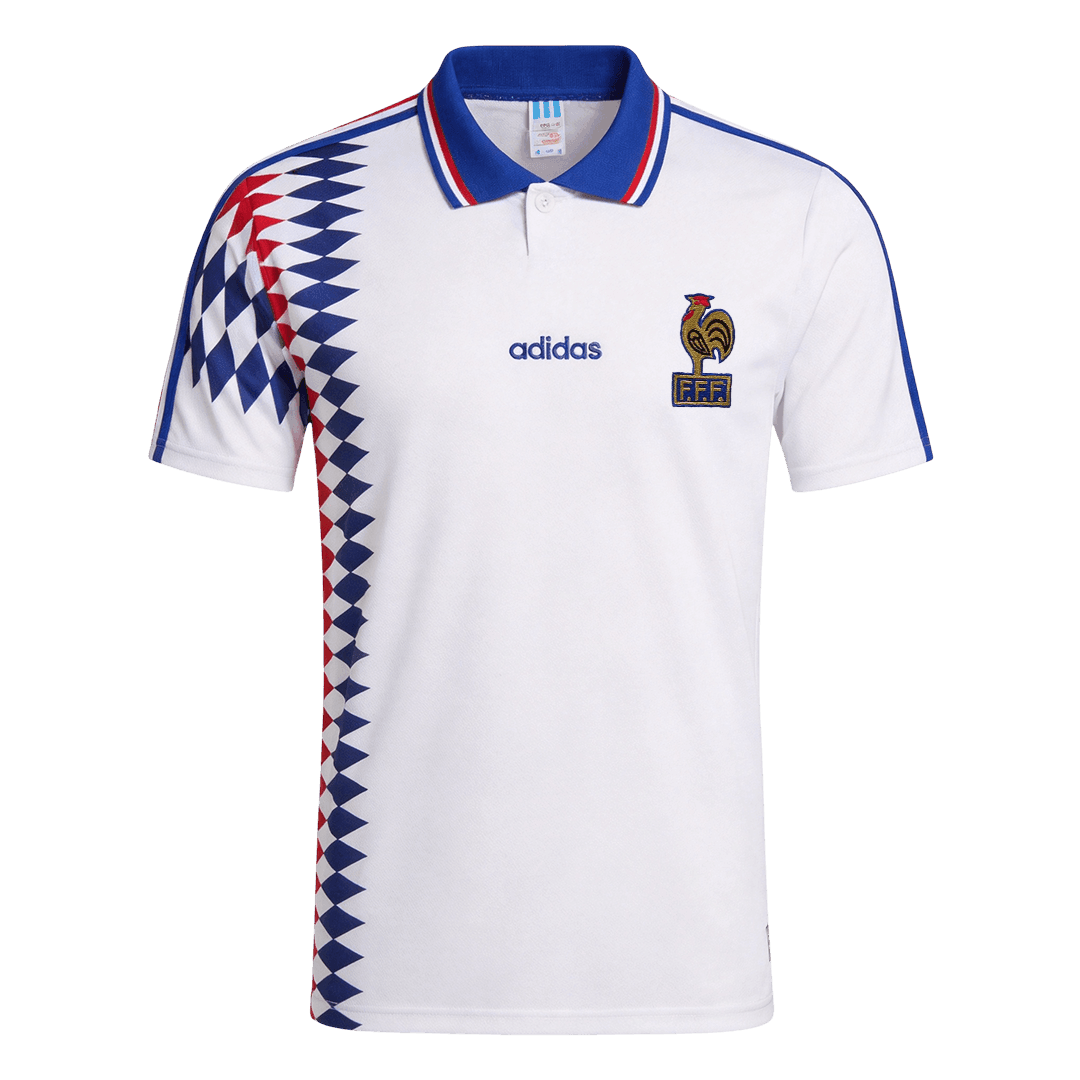 Frankrike Bortatröja 1994 Retro Tröja
 Vit