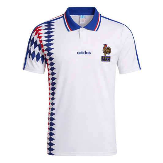 Frankrike Bortatröja 1994 Retro Tröja
 Vit