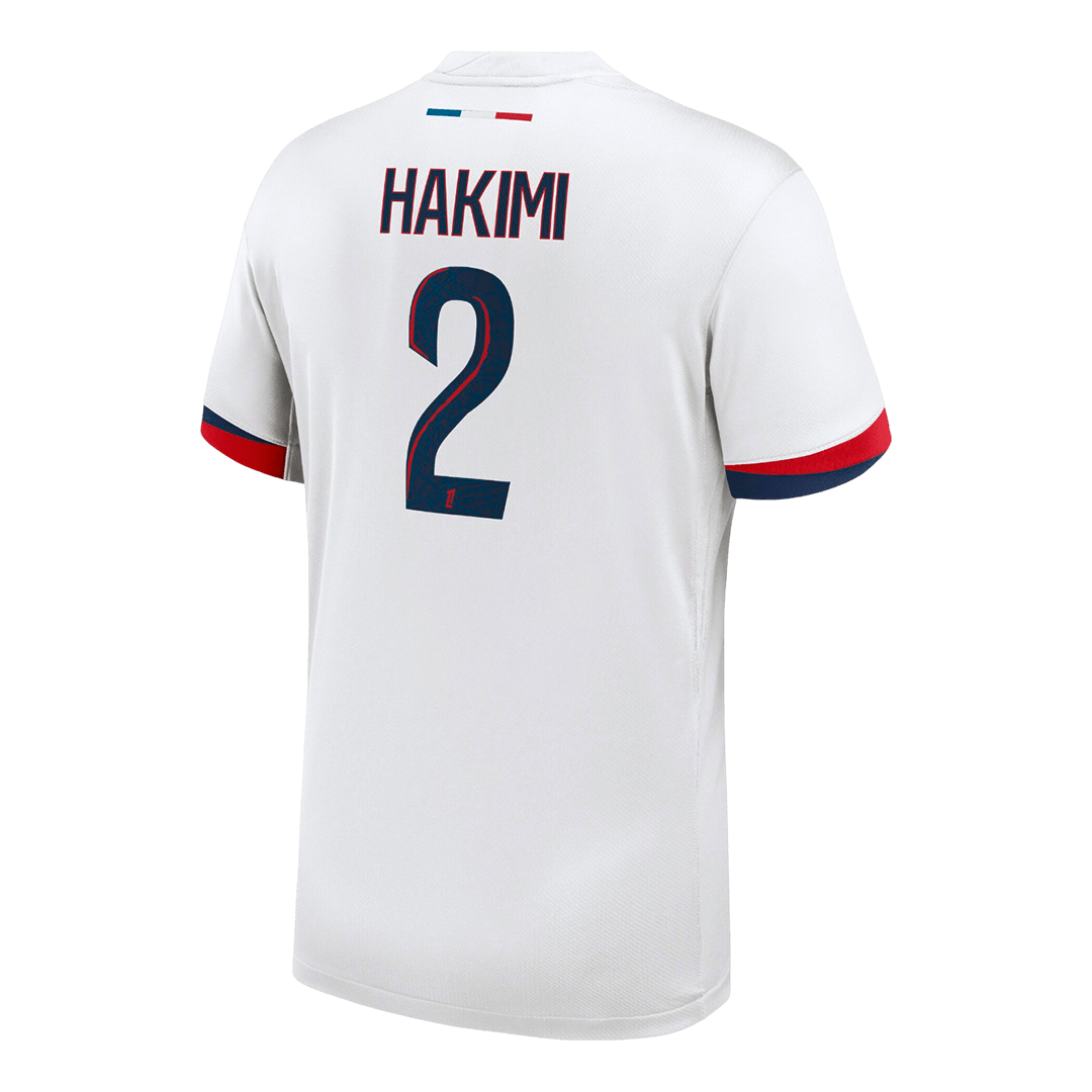 PSG Tröja HAKIMI #2 2025/26 Borta Vit