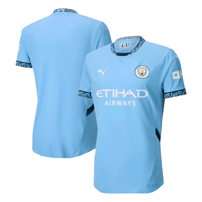 Manchester City Tröja 2024/25 Hemma Blå-12