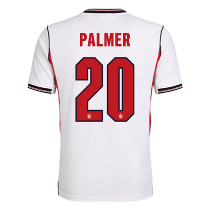 England Tröja PALMER #20 2026 Hemma Vit-3