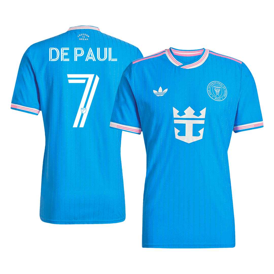Inter Miami CF Tröja DE PAUL #7 2025 Tredje Blå