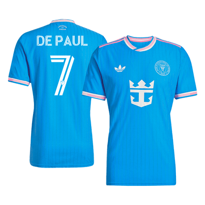 Inter Miami CF Tröja DE PAUL #7 2025 Tredje Blå
