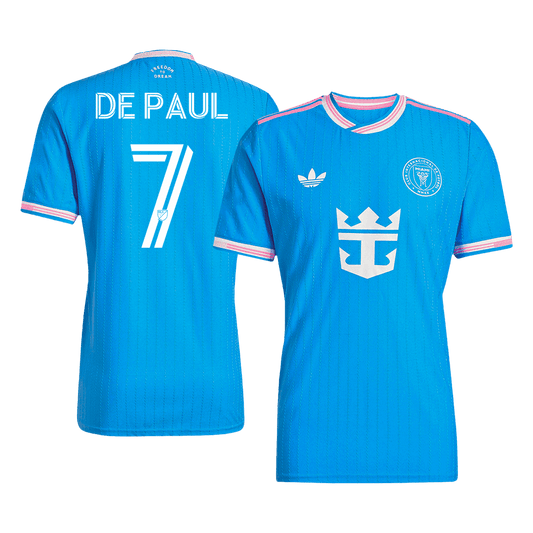 Inter Miami CF Tröja DE PAUL #7 2025 Tredje Blå
