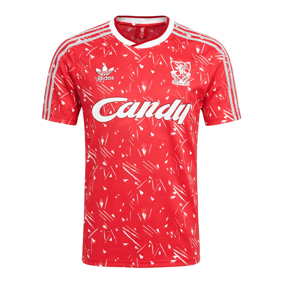 Liverpool Hemmatröja 1989/91 Retro Tröja
 Röd