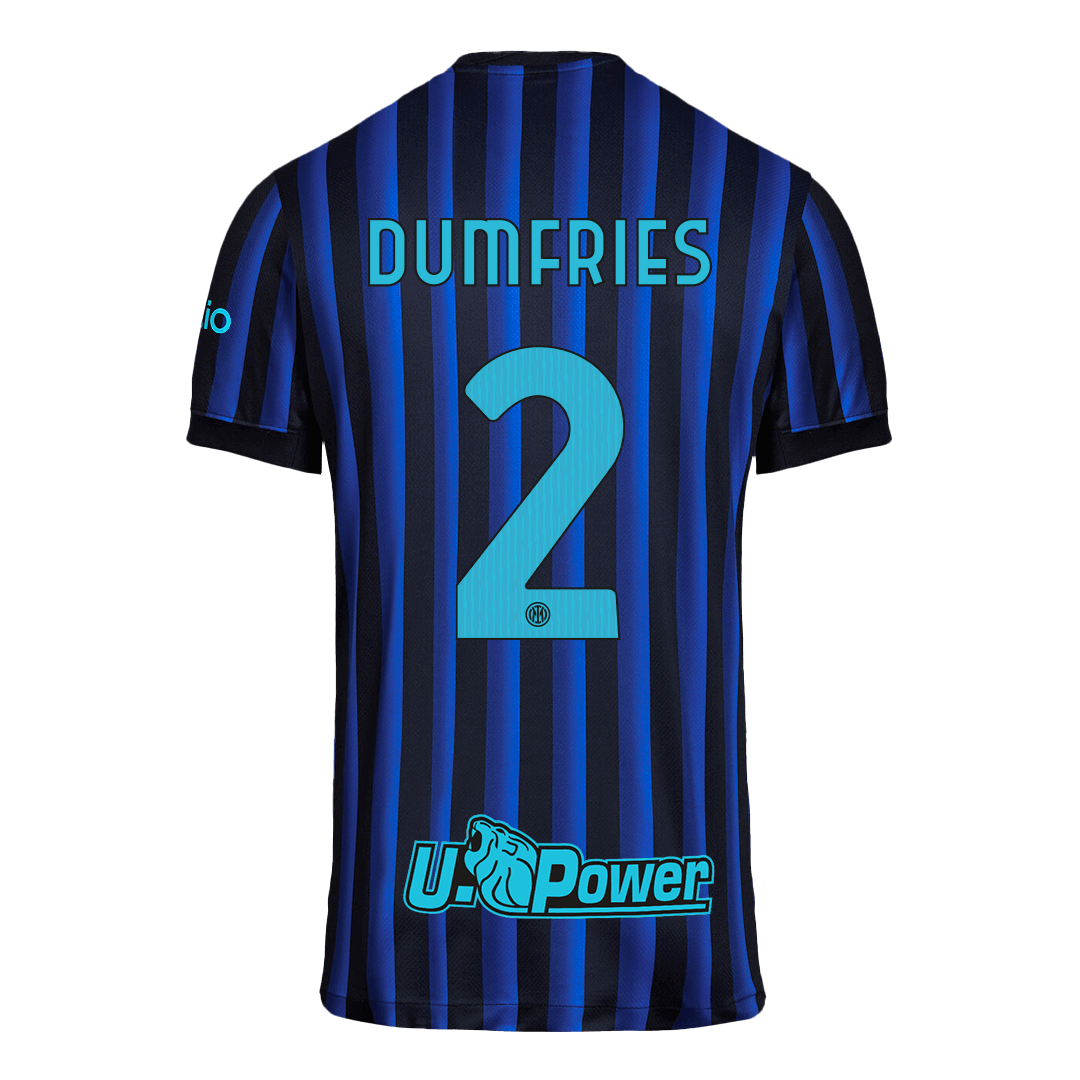 Inter Milan Tröja DUMFRIES #2 2025/26 Hemma Blå och svart