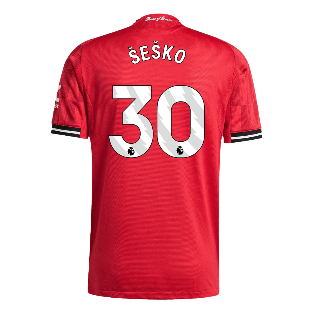 Manchester United Tröja ŠEŠKO #30 2025/26 Hemma Röd-12