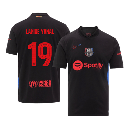 Barcelona Tröja LAMINE YAMAL #19 2024/25 Borta Svart