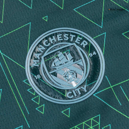 Manchester City Tröja 2025/26 Grön Barn-10
