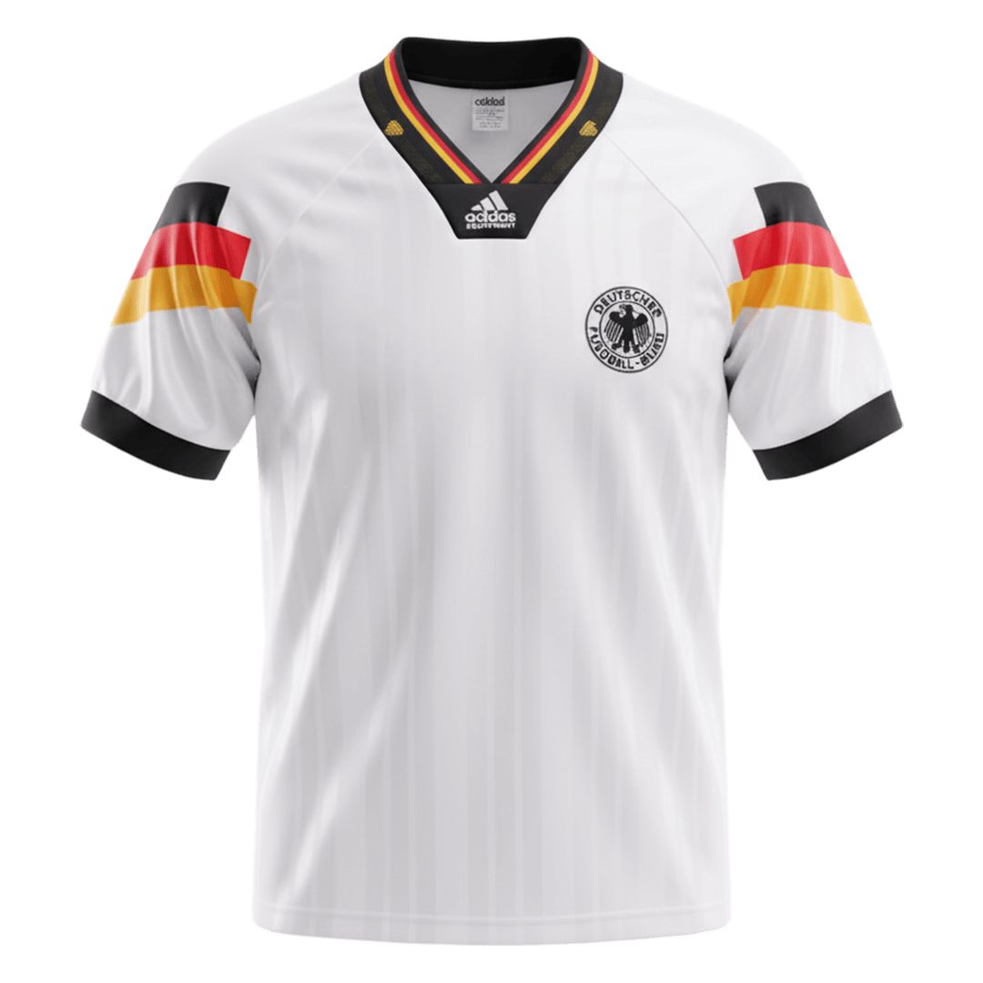 Tyskland Hemmatröja 1992 Retro Tröja
 Vit