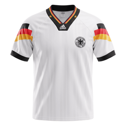 Tyskland Hemmatröja 1992 Retro Tröja
 Vit
