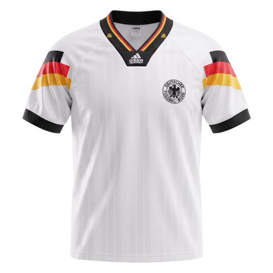 Tyskland Hemmatröja 1992 Retro Tröja
 Vit
