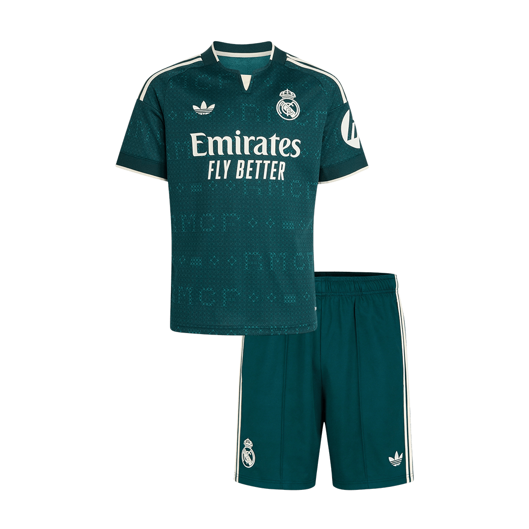 Real Madrid Tröja 2026/27 Borta Autentisk Grön Barn Autentisk
