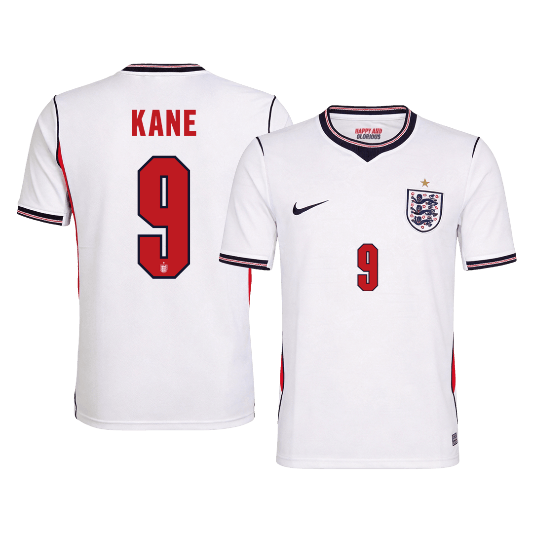 England Tröja KANE #9 2026 Hemma Vit
