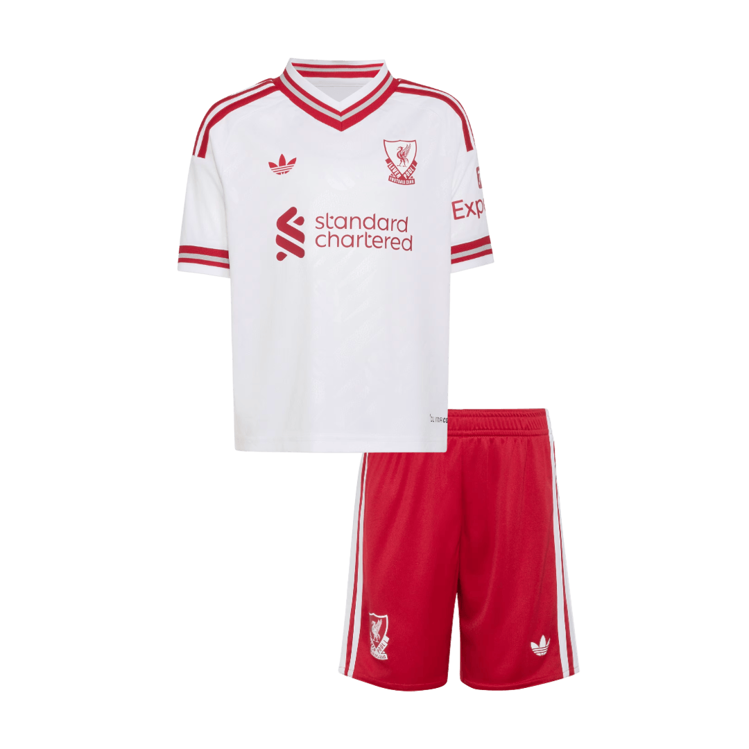 Liverpool Tröja 2026/27 Borta Vit Barn