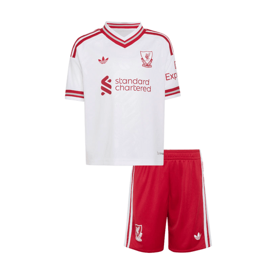 Liverpool Tröja 2026/27 Borta Vit Barn