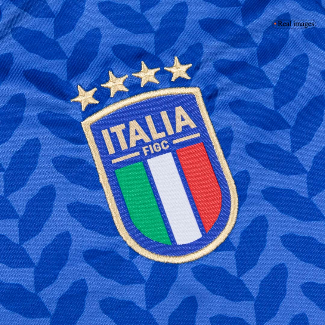 Italien Tröja 2026 Hemmaställ Blå Barn