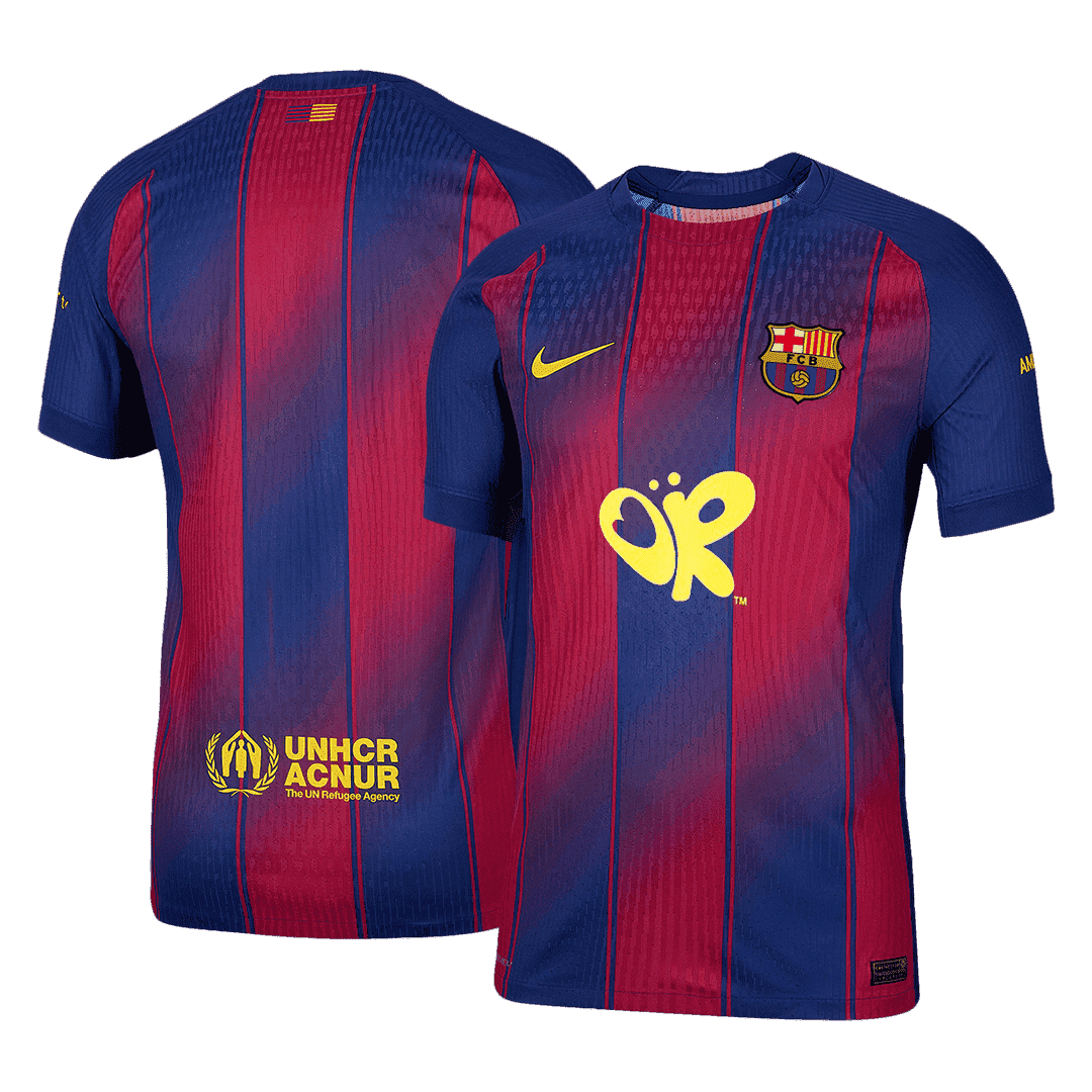 Barcelona Tröja 2025/26 Hemma Autentisk Röd & Blå