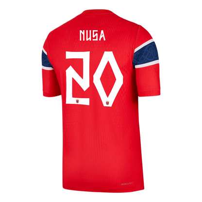 Norge Tröja NUSA #20 2026 Hemma Autentisk Röd-3