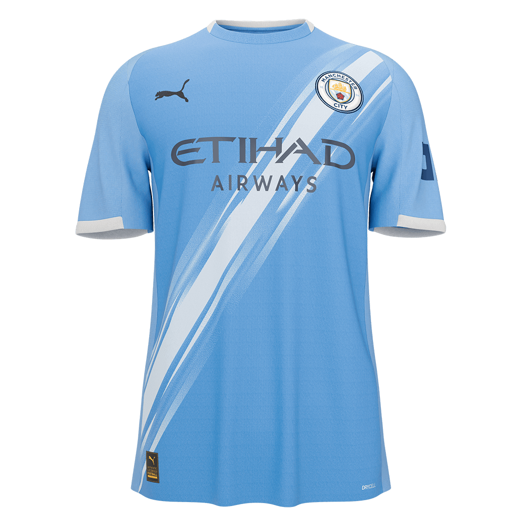 Manchester City Tröja 2025/26 Hemma Premium Blå