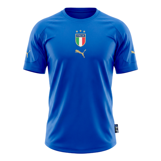 Italien Hemmatröja 2004 Retro Tröja
 Blå