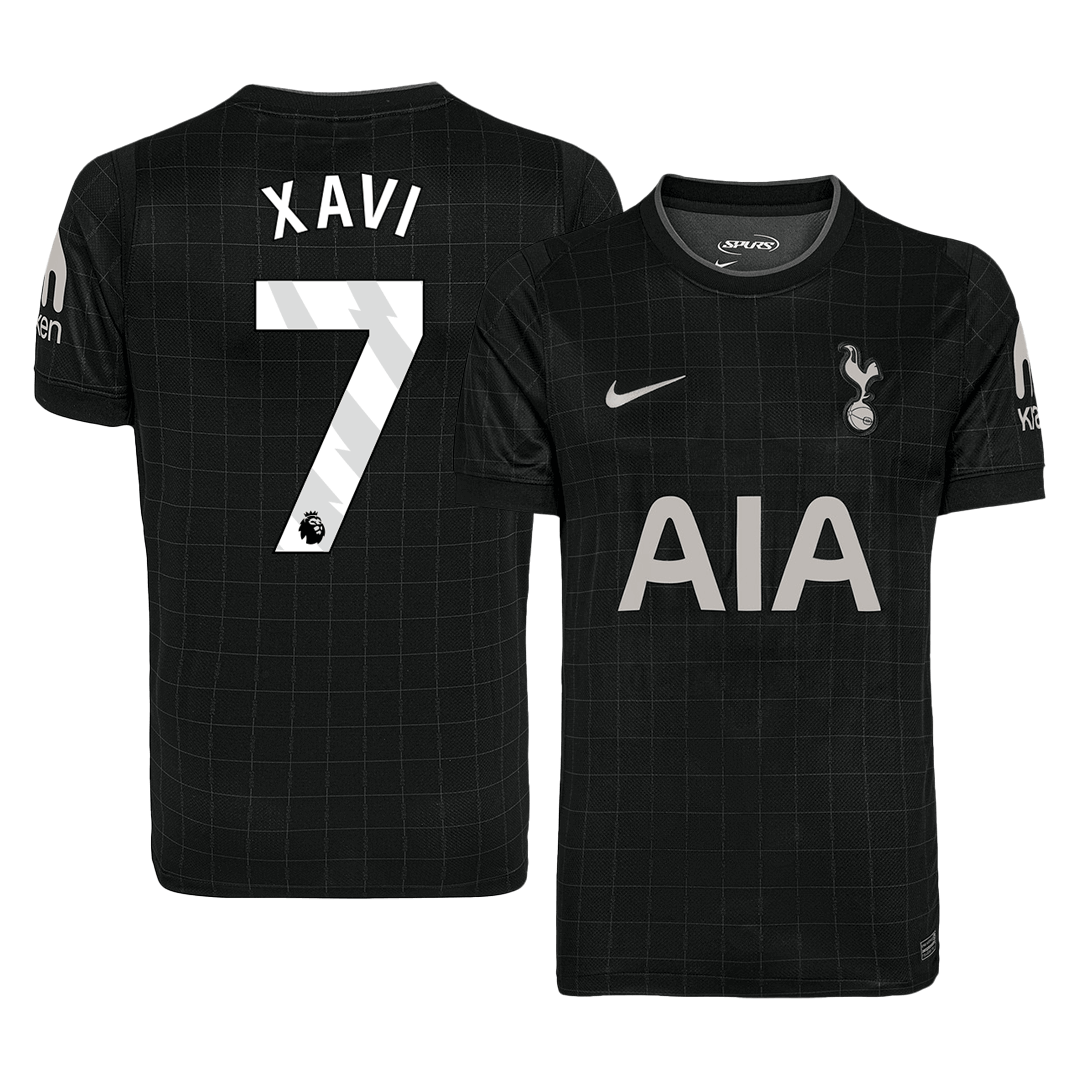 Tottenham Hotspur Tröja XAVI #7 2025/26 Borta Svart