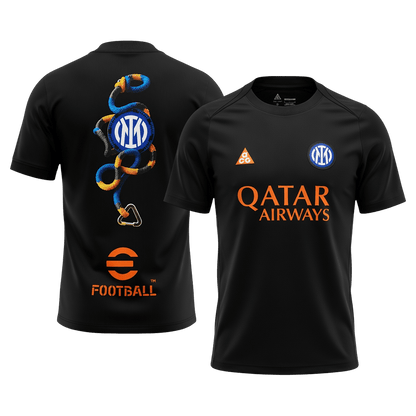 Inter Milan Tröja 2025/26 Före match Svart-10