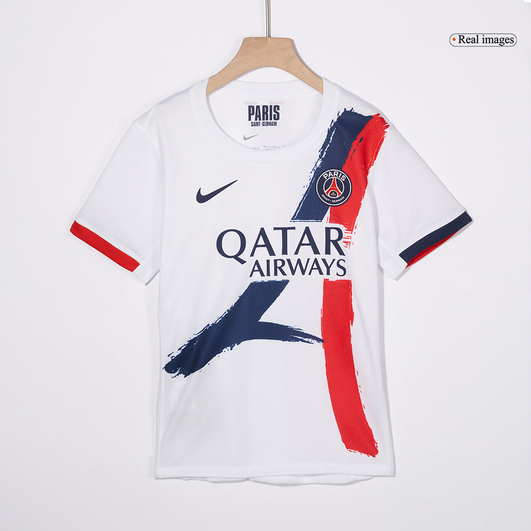 PSG Tröja 2024/25 Borta Vit Barn