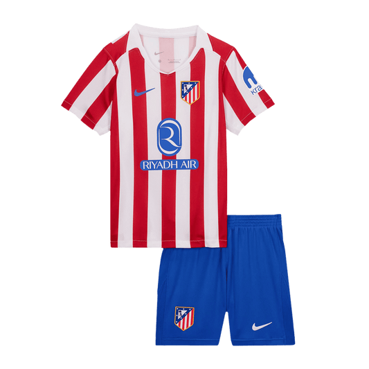 Atletico Madrid Tröja 2025/26 Hemma Röd & Vit Barn