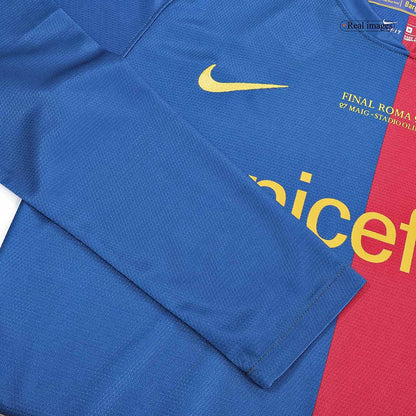 A.INIESTA #8 Barcelona Hemmatröja 2008/09 Retro Tröja
 Röd & Blå - UCL Final-6
