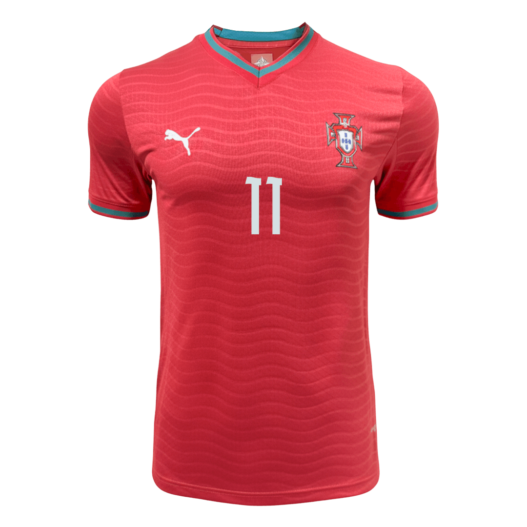Portugal Tröja JOÃO FÉLIX #11 2026 Hemma Autentisk Röd-8