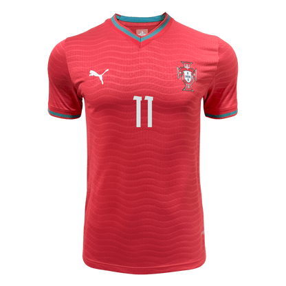 Portugal Tröja JOÃO FÉLIX #11 2026 Hemma Autentisk Röd-8