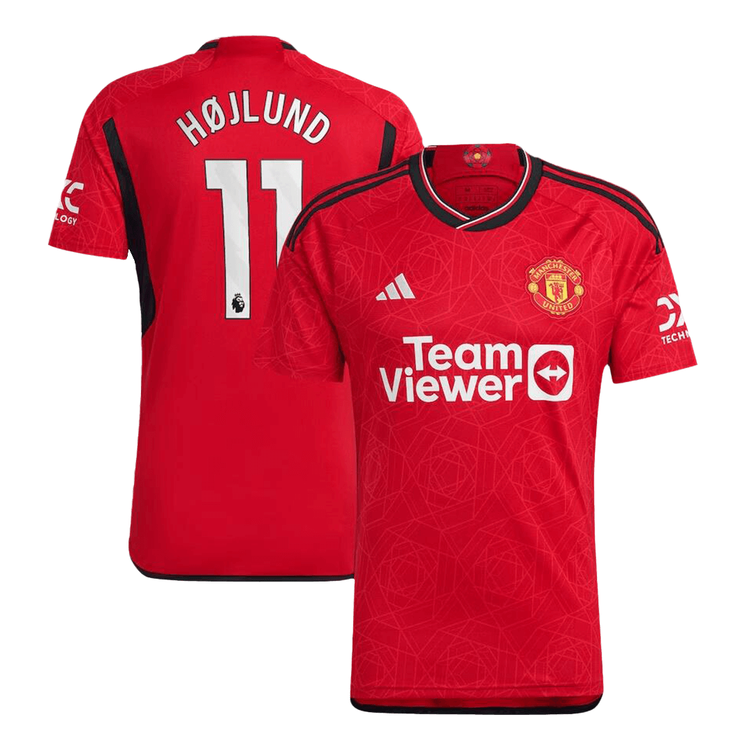 Manchester United Tröja HØJLUND #11 2023/24 Hemma Röd