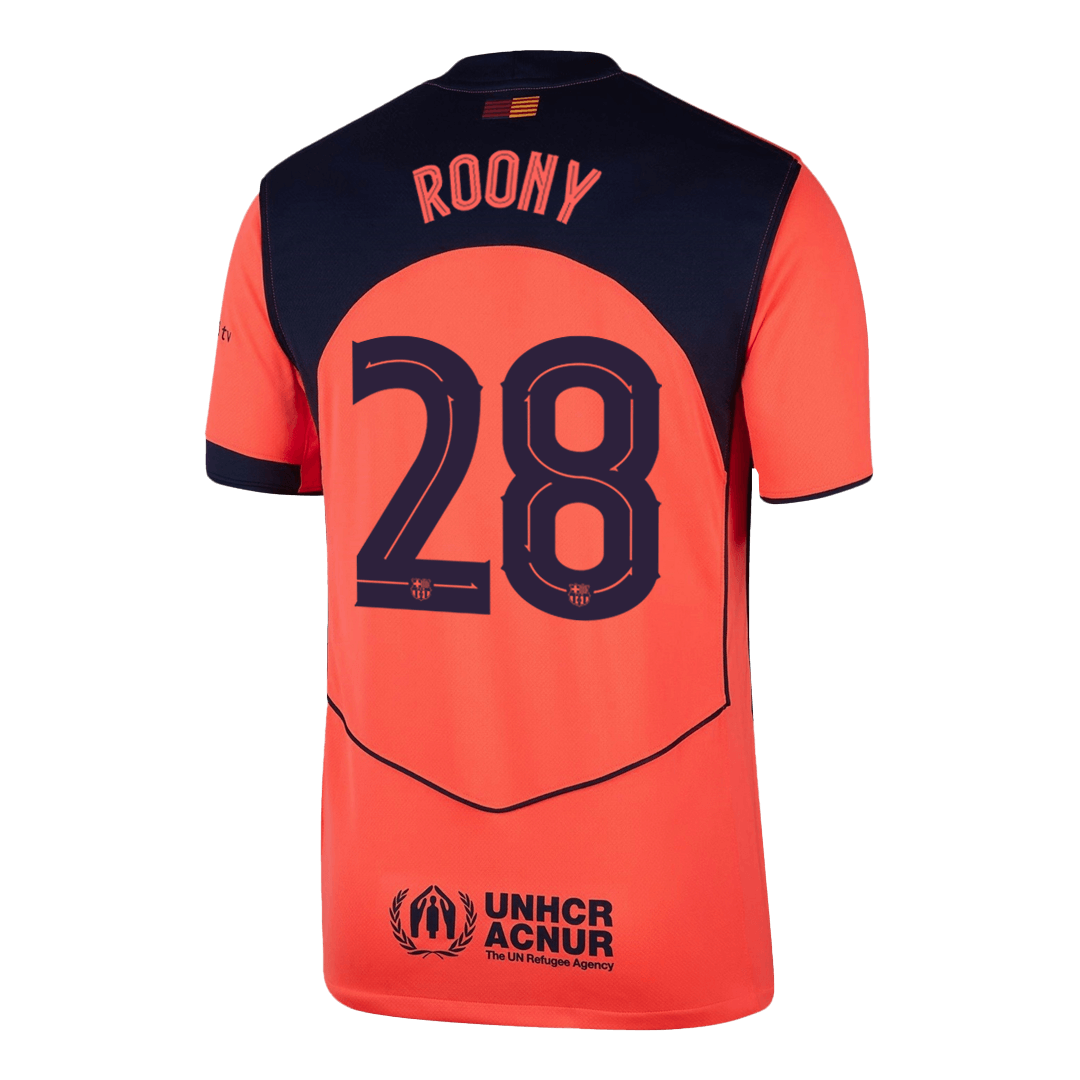 Barcelona Tröja ROONY #28 2025/26 Tredje Orange