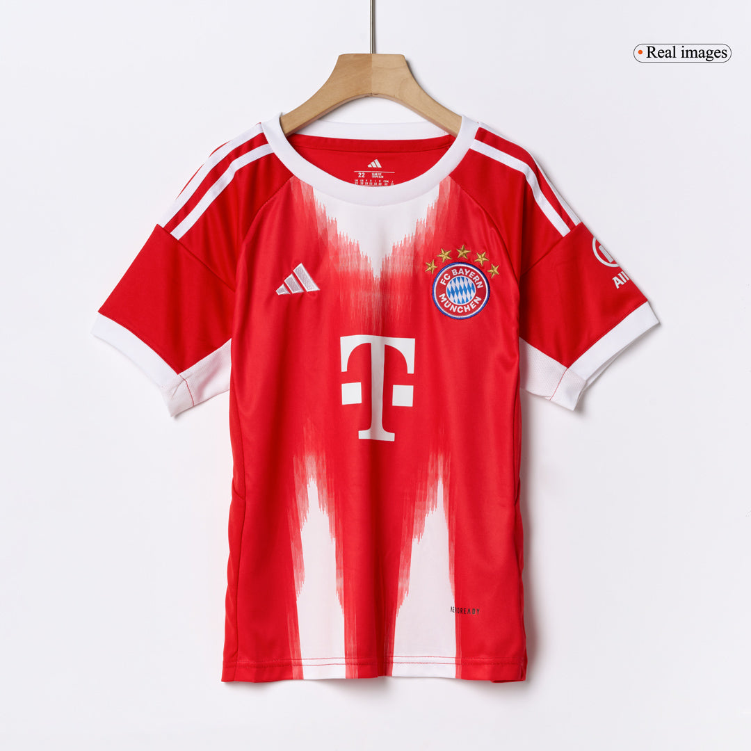 Bayern Munich Tröja 2025/26 Hemma Röd Barn-15