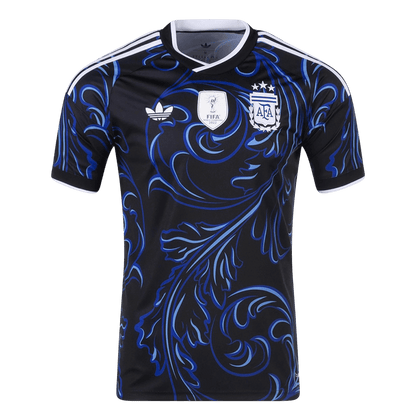 Argentina Tröja Bortaställ 2026 Svart-4