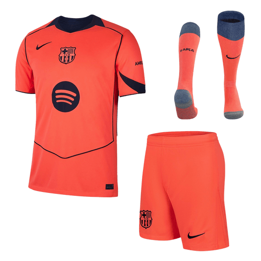 Barcelona Tröja Tredjeställ 2025/26 Orange