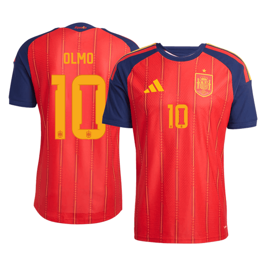 Spanien Tröja OLMO #10 2026 Hemma Autentisk Röd