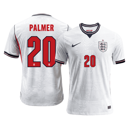 England Tröja PALMER #20 2026 Hemma Autentisk Vit