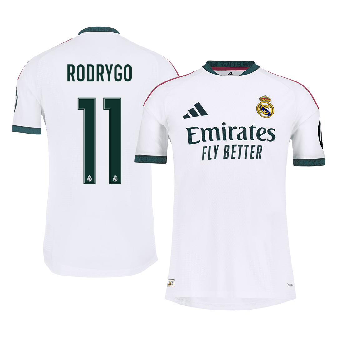 Real Madrid Tröja RODRYGO #11 2026/27 Hemma Autentisk Vit