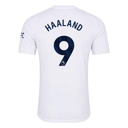 Manchester City Tröja HAALAND #9 2026/27 Tredje Autentisk Vit-3