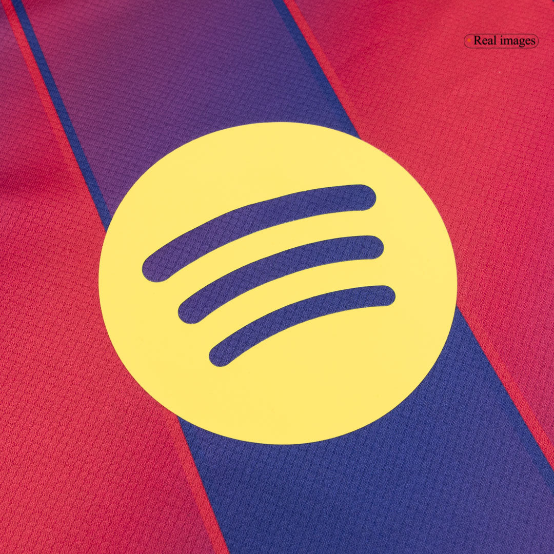 LAMINE YAMAL #10 Barcelona Tröja 2025/26 Hemma Premium Röd & Blå - UCL
