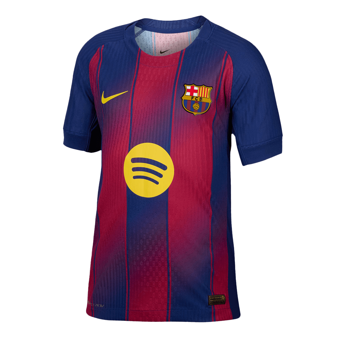 Barcelona Tröja LAMINE YAMAL #10 2025/26 Hemma Röd & Blå-14