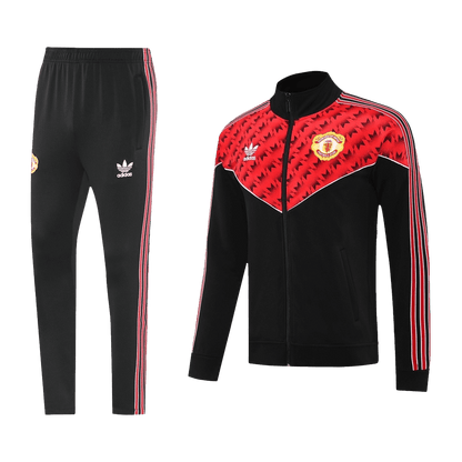 Manchester United Träningsset (Jacka+Byxor) 2025/26 Röd & Svart-26